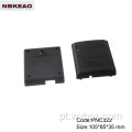 Caixas de plástico eletrônicas, caixas de abs para fabricação de roteador, caixa de junção de montagem de superfície de gabinete de switch de rede PNC322